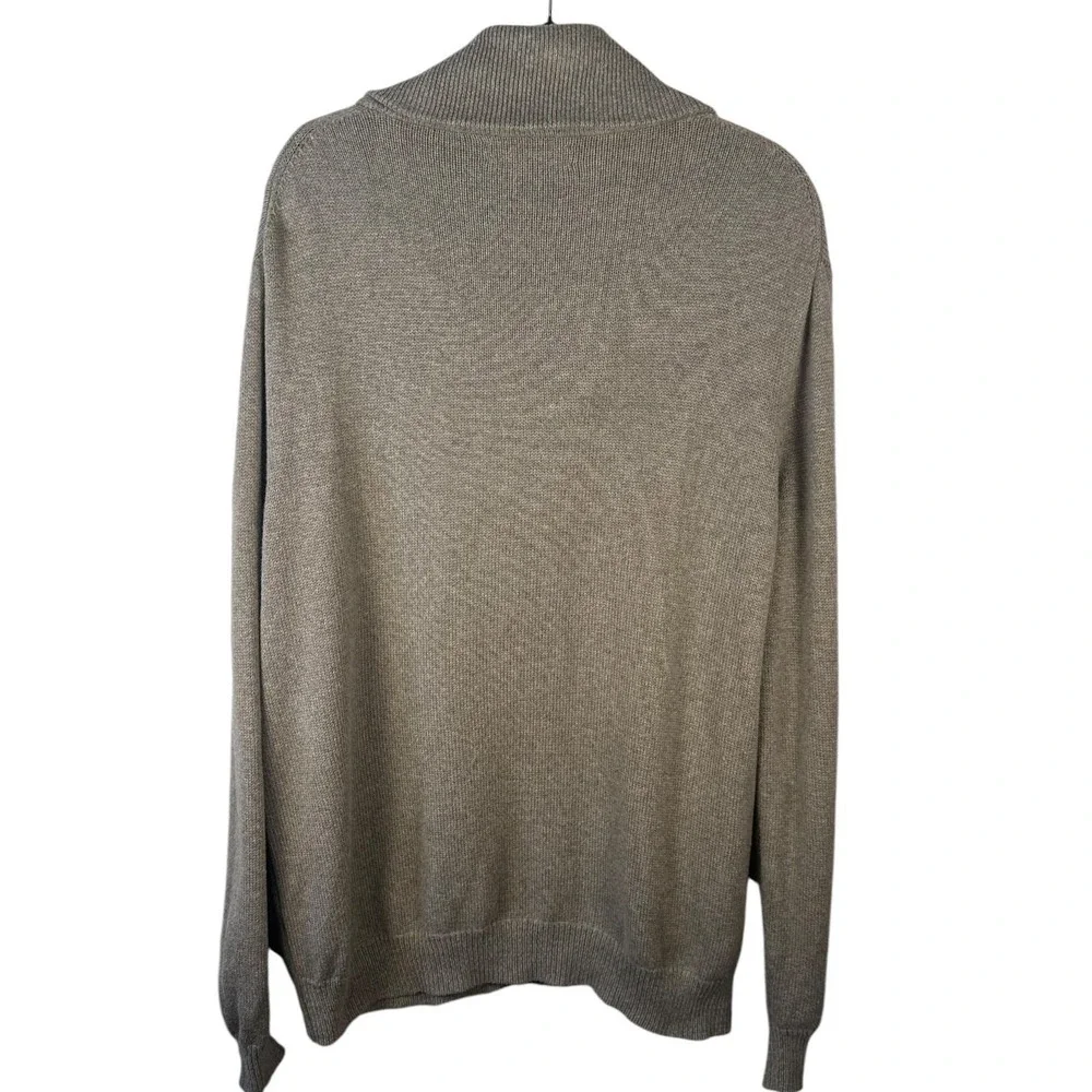 J. Crew Mens XL Beige Shawl‎ Collar Pullover Sweater
